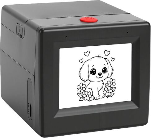 Zunate Ai Voice Sticker Printer Box for Kids, Ai Voice Control Printer, 2.4G WiFi Connection, Inkless Portable Sticker Box for Home, Office, Study and DIY Projects in Kuwait