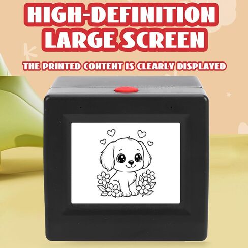 Zunate Ai Voice Sticker Printer Box for Kids, Ai Voice Control Printer, 2.4G WiFi Connection, Inkless Portable Sticker Box for Home, Office, Study and DIY Projects in Kuwait