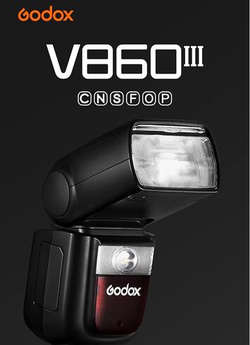 Godox V860III-S Speedlite Light,E-TTL ll autoflash and Manual Flash, 2.4G High-Speed Sync,7.2V/2600mAh Li-ion Battery Camera Flash Speedlite Light Compatible for Sony Cameras in Kuwait