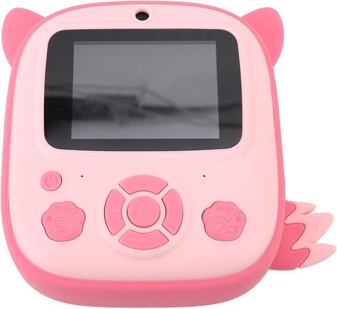 Asixxsix Instant Print Camera for Kids, 48MP Dual Lens 1080P HD Thermal Camera with 2.4 Inch Screen, Selfie Video Cartoon Print for Birthday Gifts, Thermal Instant in Kuwait