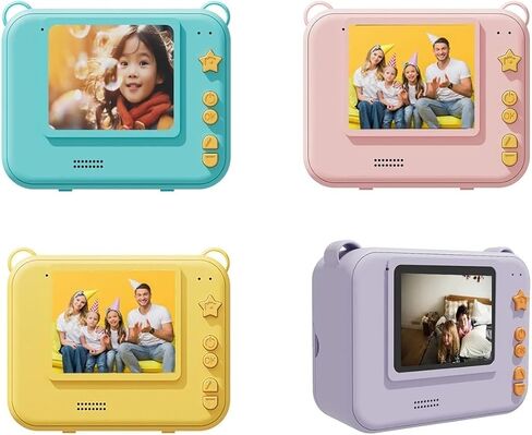 Digital Kids Instant Printing Camera Suitable for Photography Photos Children's Mini Thermal Printer (5 Rolls Print Paper) in Kuwait