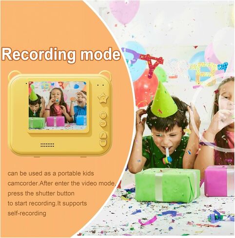 Digital Kids Instant Printing Camera Suitable for Photography Photos Children's Mini Thermal Printer (5 Rolls Print Paper) in Kuwait