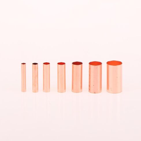 250Pcs Non Insulated Electrical Butt Terminal Assortment Kit Wire Ferrules Set 7 Size Copper Crimp Connector in Kuwait