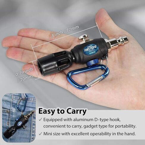 FIRSTINFO A18536US Plastic Windstorm Adjustable Air Blow Gun | Portable, High Flow Nozzle in Saudi Arabia