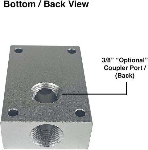 Primefit PCBL38 3/8-Inch Air Push to Connect Outlet Block Provides Air Connections for Compressed Air Piping Systems in Kuwait