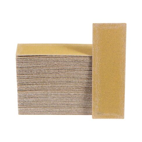 HARFINGTON 100pcs Micro Sander Paper 120 Grit 3.5x1.2 Inch Mini Sanding Sheets Strips Hook Loop Sandpapers for Wood Metal Small Projects Tight Spaces Polish Work in Kuwait