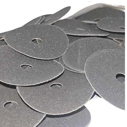 SIGNI 100PCS 4 Inch Silicon Carbide Velour Abrasive Paper Sanding Discs Sandpaper 320 Grit with Hook and Loop Backing in Kuwait
