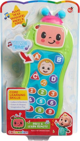 CoComelon Press and Learn Remote, Learning & Education, Officially Licensed Kids Toys for Ages 18 Month by Just Play in Kuwait