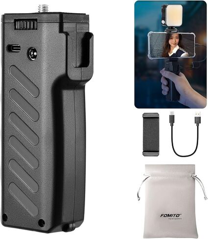Fomito VB-38W Charging Grip Battery Grip, 6000mAh High-Capacity Lithium Battery, Support DC1 USB/Type-C Output Interface, Multiple Input and Output Protection Mechanisms in Saudi Arabia