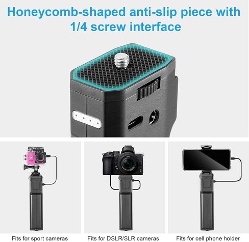 Fomito VB-38W Charging Grip Battery Grip, 6000mAh High-Capacity Lithium Battery, Support DC1 USB/Type-C Output Interface, Multiple Input and Output Protection Mechanisms in Saudi Arabia
