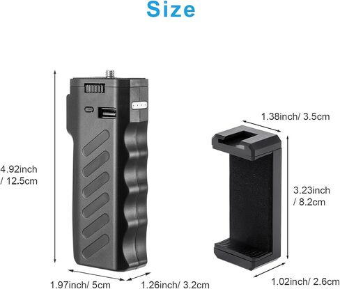 Fomito VB-38W Charging Grip Battery Grip, 6000mAh High-Capacity Lithium Battery, Support DC1 USB/Type-C Output Interface, Multiple Input and Output Protection Mechanisms in Saudi Arabia