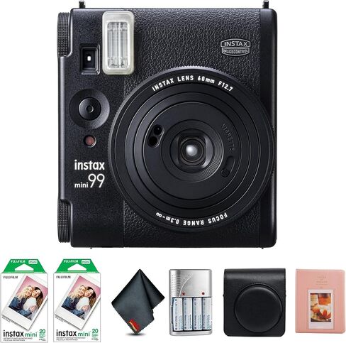 FUJIFILM INSTAX Mini 99 Instant Camera Bundle | For Parties, Events & Instant Photos | Includes Camera Case in Kuwait