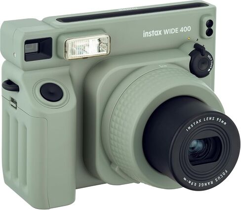 Fujifilm INSTAX Wide 400 Instant Camera (Sage Green) with Instax Wide Films (40 Sheets) in Kuwait