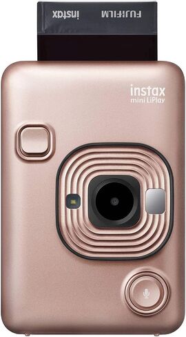 Fujifilm Instax Mini Liplay Hybrid Instant Camera (Rose Gold) in Kuwait