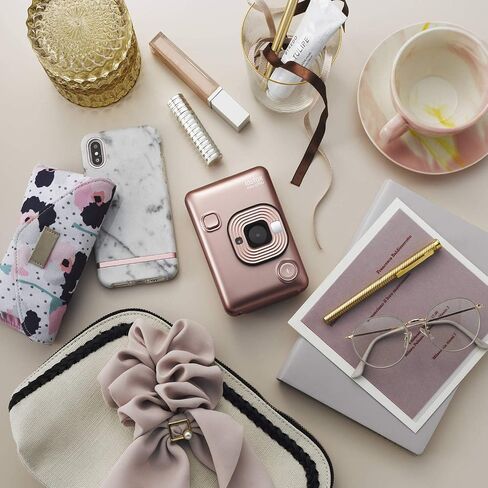 Fujifilm Instax Mini Liplay Hybrid Instant Camera (Rose Gold) in Kuwait