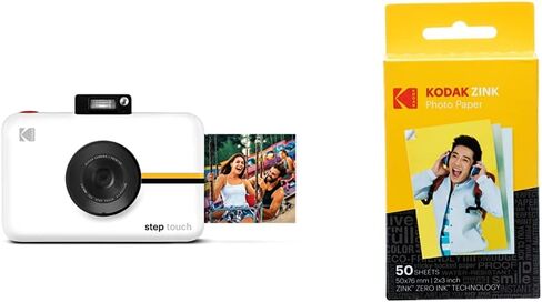 Kodak Step Touch-White with Premium Zink Photo Paper (50 Sheets) in Kuwait