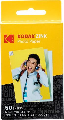 Kodak Step Touch-White with Premium Zink Photo Paper (50 Sheets) in Kuwait