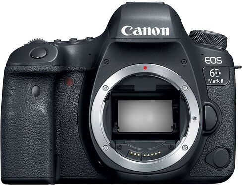 Canon EOS 6D Mark II Camera (Body Only) with EF 24-70mm Lens Bundle | For Photography & Video | DSLR Camera + 64GB Memory Card + Tripod + Filter Kit + Case + Photo Software + Battery + More in Kuwait
