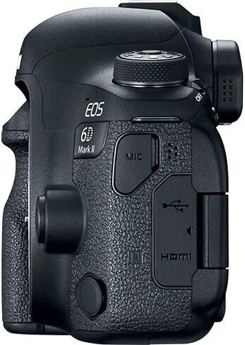 Canon EOS 6D Mark II Camera (Body Only) with EF 24-70mm Lens Bundle | For Photography & Video | DSLR Camera + 64GB Memory Card + Tripod + Filter Kit + Case + Photo Software + Battery + More in Kuwait