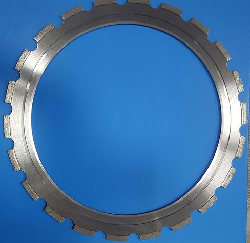 14" Pro Plus Diamond Ring Saw Blade w/New Drive Wheel Cuts Reinforced Concrete, Brick, Block and Stone in Kuwait