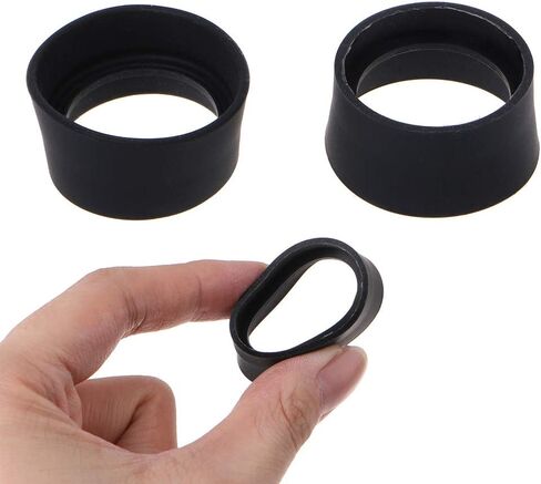 2 Pcs Soft Rubber Eyepiece Eye Shield 35-37mm Eye Guards Cups For Microscope Eye Shield in Kuwait