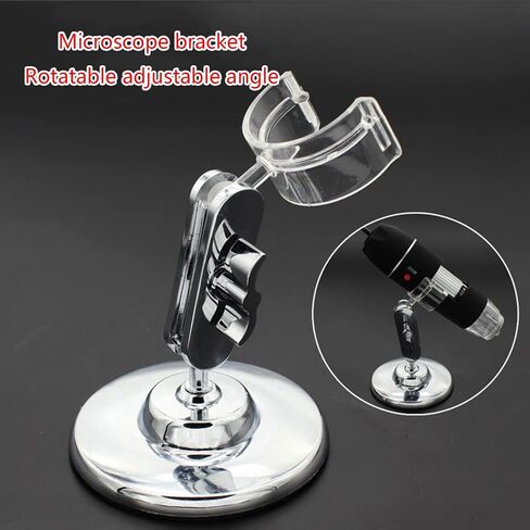 USB Microscope Stand Bracket Holder Clip Mount Spotting Scopes Digital Electronic Table Microscope Accessories Metal Plastic in Kuwait