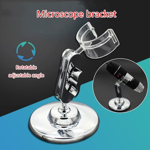 USB Microscope Stand Bracket Holder Clip Mount Spotting Scopes Digital Electronic Table Microscope Accessories Metal Plastic in Kuwait