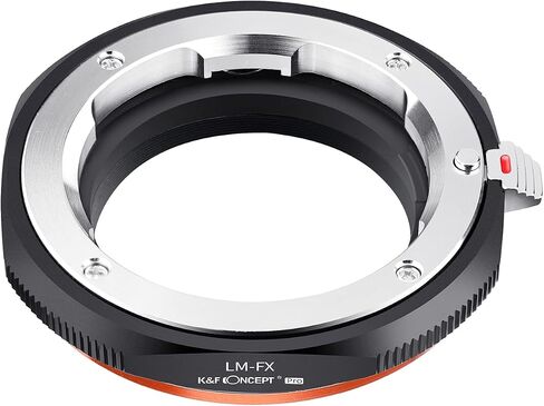 K&F Concept Lens Mount Adapter for Leica M LM Mount Lens to Fujifilm Fuji X-Series X FX Mount Mirrorless Camera with Matting Varnish Design, Compatible for Fuji XT2 XT20 XE3 XT1 X-T2 in Kuwait