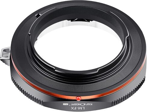 K&F Concept Lens Mount Adapter for Leica M LM Mount Lens to Fujifilm Fuji X-Series X FX Mount Mirrorless Camera with Matting Varnish Design, Compatible for Fuji XT2 XT20 XE3 XT1 X-T2 in Kuwait