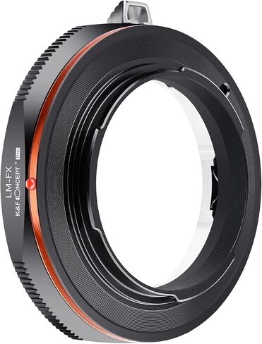 K&F Concept Lens Mount Adapter for Leica M LM Mount Lens to Fujifilm Fuji X-Series X FX Mount Mirrorless Camera with Matting Varnish Design, Compatible for Fuji XT2 XT20 XE3 XT1 X-T2 in Kuwait