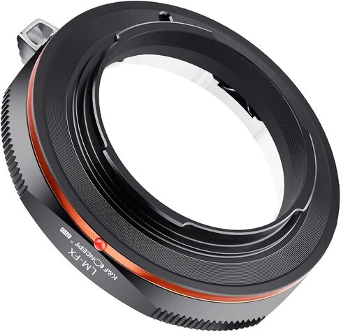 K&F Concept Lens Mount Adapter for Leica M LM Mount Lens to Fujifilm Fuji X-Series X FX Mount Mirrorless Camera with Matting Varnish Design, Compatible for Fuji XT2 XT20 XE3 XT1 X-T2 in Kuwait