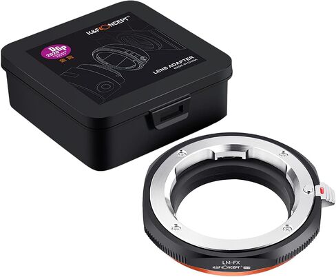 K&F Concept Lens Mount Adapter for Leica M LM Mount Lens to Fujifilm Fuji X-Series X FX Mount Mirrorless Camera with Matting Varnish Design, Compatible for Fuji XT2 XT20 XE3 XT1 X-T2 in Kuwait