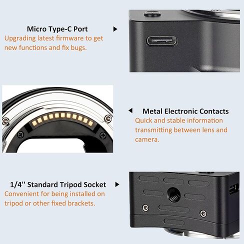 NF-Z Autofocus Metal Lens Adapter Compatible for Nikon F-Mount Lens to Z-Mount Camera NIK0N Z5 Z6 Z7 Z8 Z9 Z30 Z50 Zfc in Kuwait