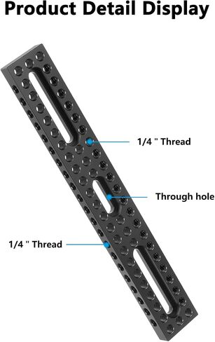 CAMVATE Cheese Mounting Plate with 1/4"-20 Thread Screws (8.27" Long)-3964 in Kuwait