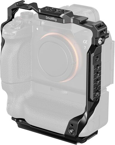 SmallRig Cage for Sony Alpha 7R V / 7 IV / 7S III / 1 / 7R IV / 7 V with Vertical Grip VG-C4EM, Secure Three-Point Locking, with Built-in Plate for Arca and Versatile Mounting Options in Kuwait