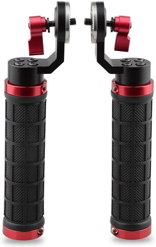 CAMVATE Camera Handle Grip Compatible M6 Rosette Standard Accessory with Soft Rubber Grip(1 Pair) - 1470 in Kuwait