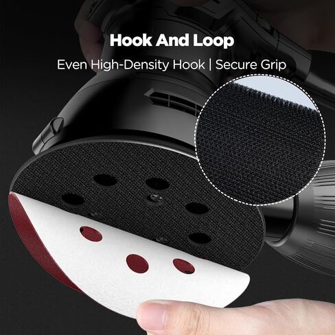 2-Pack 5 Inch Orbital Sander Replacement Pads, 8-Hole Hook & Loop Design with 4 Screw Holes, Compatible with Random Orbital Sanders(OS-01) in Kuwait