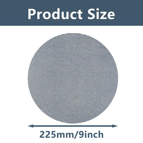 30 Pcs 9-Inch Mesh Sanding Discs, 120 Grit, Hook and Loop, Low-Dust Drywall Sandpaper for Electric Sanders, Pole Sanders & Dustless Drywall Sander with Vacuum in Kuwait