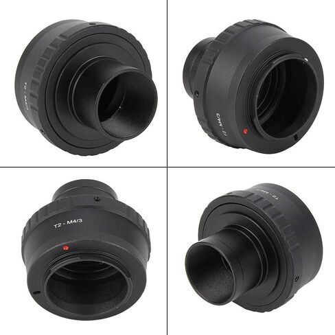 T2 M4 3 Adapter, Aluminum Alloy Telescope Mount with 1.25 Inch Eyepiece Diameter, for M4 3 Camera and Microscope Connection in Kuwait