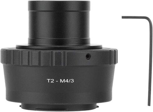 T2 M4 3 Adapter, Aluminum Alloy Telescope Mount with 1.25 Inch Eyepiece Diameter, for M4 3 Camera and Microscope Connection in Kuwait