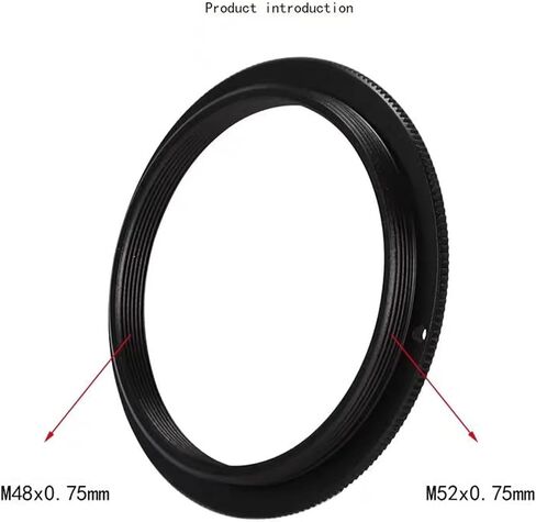 M48F to M52M Threads T-Ring Adapter M48*0.75mm Transform to M52*0.75mm Telescope Threads Converter Conversion in Kuwait