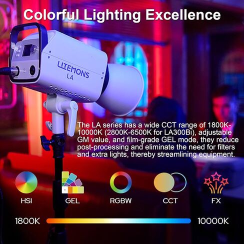 Godox LA300R RGB Video Light 330W Full-Color LED Light,Support NFC and APP Control for Video Photography and Vlogging in Kuwait