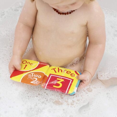 Floating Baby Bath Books Set of 4 - Bath Books for Babies, Infants - Waterproof, Mold-Free Bath Toys for Learning & Early Education (Fruit, Ocean, ABC, Numbers Books) in Kuwait
