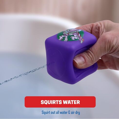 Toy Story Cube Bath Squirters, 6-Piece Bath Toys for Toddlers & Kids 3+ – Stackable Cube Squirters for Tub, Pool & Water Play in Saudi Arabia