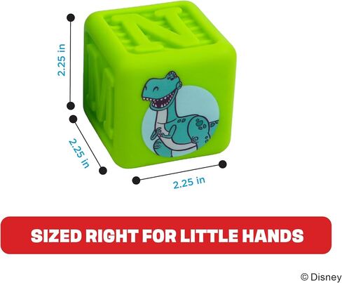 Toy Story Cube Bath Squirters, 6-Piece Bath Toys for Toddlers & Kids 3+ – Stackable Cube Squirters for Tub, Pool & Water Play in Saudi Arabia