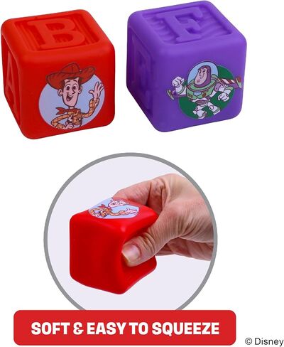 Toy Story Cube Bath Squirters, 6-Piece Bath Toys for Toddlers & Kids 3+ – Stackable Cube Squirters for Tub, Pool & Water Play in Saudi Arabia