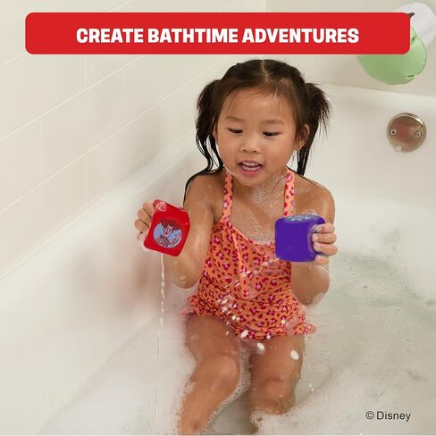 Toy Story Cube Bath Squirters, 6-Piece Bath Toys for Toddlers & Kids 3+ – Stackable Cube Squirters for Tub, Pool & Water Play in Saudi Arabia