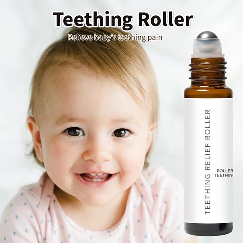 MVC Teething Roller for Babies, Chamomile Roll-On, Easy-Glide 10ML Portable Baby Care 2 Pack in Kuwait