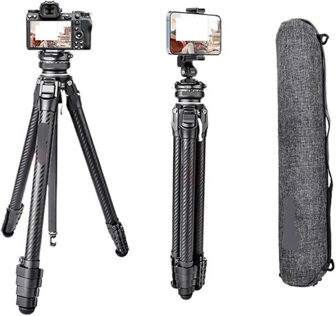 Compatible for Tripod, Full Carbon Tripod | Lightweight outdoor travel, QR plate, For DSLR/mirrorless(ZERO F38 Tripod) in Kuwait