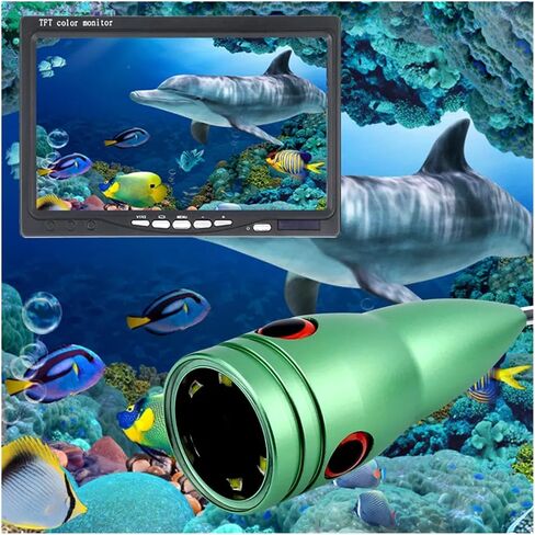 Vision Light Underwater Fish Finder IR White Led Night Fishing Camera 1000TVL Accessories Outdoor Boat Ice Lack in Kuwait